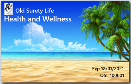 Old Surety Health and Wellness Card