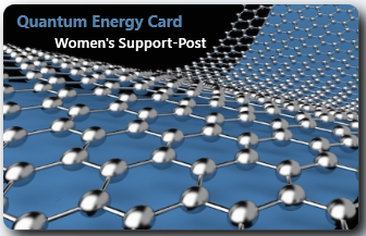 Quantum Energy Card- Women's Post (Postmenopausal Support)